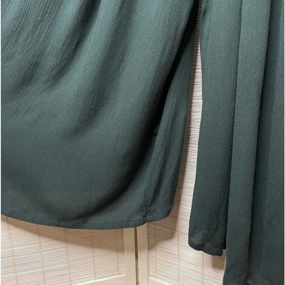 Urban Outfitters Kiar i Wide Leg Jumpsuit Deep Green Size M New with Tags - Picture 4 of 8